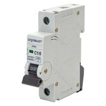 Interruttore magnetotermico 10A 1P curva c 220V 1 Modulo Guida Din