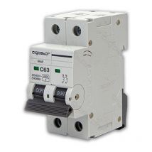 Interruttore magnetotermico 63A ampere 2P 2 posti curva c 4 pezzi