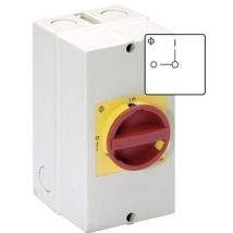 Kraus&naimer - KG10.T206/40.KS51V Interruttore di riparazione con la barra di chiusura 20 a 1 x 90 ° Rosso, Giallo 1 pz