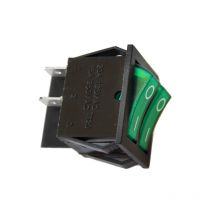 Doppio interruttore 15a 250v verde