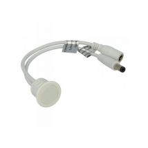 Interruttore Led Dimmer Touch Da Incasso Bianco 12V 24V 4A Con Cavo dc jack 5.5x2.1mm