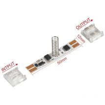 Interruttore Led Dimmer Touch Senza Saldatura Flessibile Larghezza 12mm 12v 24v 3a Con Memoria E Led Blu