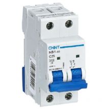 Nb1-63/c10-2p-6 -interruttore magnetotermico 2p 10a curva c 180315 - Chint