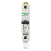 Schneider A9F79163 - Interruttore magnetotermico iC60N 1P c 63A 6000A