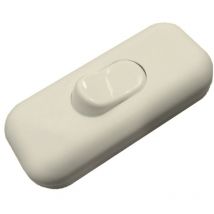 Interruttore di passaggio 2a/250v bianco