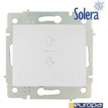 Interruttore per tapparelle 10a 250v bianco s.europa Solera erp21