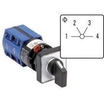 Interruttore rotativo 10 a 3 x 60 ° Grigio, Nero Kraus&naimer CG4.A231.FS2 1 pz.