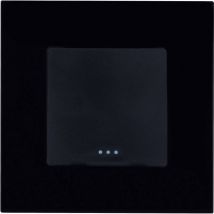 Interruttore Semplice Commutatore con Cornice pc Modern Nero