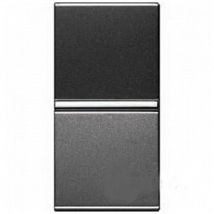 Interruttore unipolare stretto antracita Niessen Zenit N2101 an