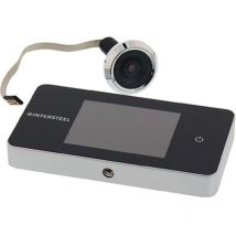 Spioncino digitale Basic Ku.silber 100Grad 38 mm / 110 mm Intersteel