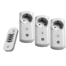 Intertechno Funk-steckdosen Iti-3 Mit Handsender Smart Home 3er Set Steckdose