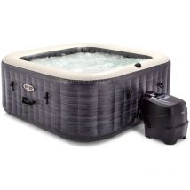 28450 Piscina Spa Idromassaggio Greystone Deluxe 4 posti Cm 173x173x71 - Intex