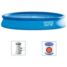 Intex - Schwimmbecken Easy Set Mit Filtersystem 457x84 Cm