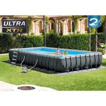 Intex - Ensemble de piscine Ultra xtr Frame Rectangulaire 975x488x132 cm
