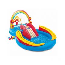 Intex - Aire de jeux gonflable Arc-en-Ciel