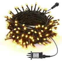 Aiducho Mini Guirlandes Lumineuses D'Intérieur,23m 200led Avec Fonction De Minuterie Pour Fête, Mariage, Arbre De Noël, Terrasse, Décoration De Maison