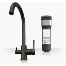 INTU Flair Gunmetal 3-1 Cold Swan Filtered Water Tap & Pro Filter