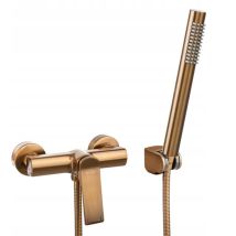 Invena Duscharmatur Neri Plus Invena Trend Mit Duschset Kupfer