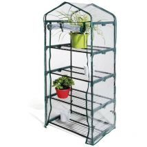 Verdelook - Invernadero con 4 baldas 69 x 49 x 157 h cm