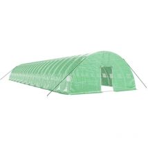 Vidaxl - Invernadero con estructura de acero verde 132 m² 22x6x2,85 m