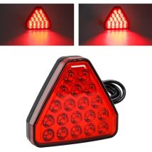 Feu De Stop Rouge Feu D'Avertissement De Recul Triangle Clignotant Universel Feu Arrière De Recul