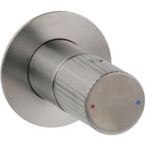 Mamoli - Inverseur de douche encastrable 2 sorties couleur acier brossé Tuttodunpezzo 27320000002A acier inoxydable brossé