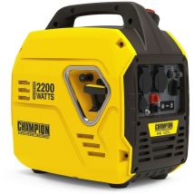 Champion - Groupe electrogène Silencieux 2200W Inverter Moteur 4T essence 79 Cm3 Protection avr Autonomie + 10 heures Generateur