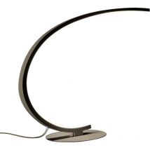 Iole dimmbare LED-Tischleuchte 12W warmes Licht 3000K - Titan, modernes Design, Aluminium IP20 - Gea Luce