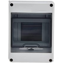 IP65 Wasserdichter Schaltkasten für den Außenbereich, 5 Module, ABS-Kunststoffoberfläche, elektrischer wasserdichter Schaltkasten für den