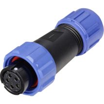 SP1310 / s 5 i Rundstecker Buchse, gerade Gesamtpolzahl: 5 Serie (Rundsteckverbinder): SP13 1 - Weipu