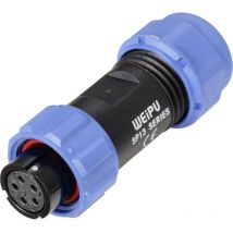 SP1310 / s 5 ii Rundstecker Buchse, gerade Gesamtpolzahl: 5 Serie (Rundsteckverbinder): SP13 - Weipu