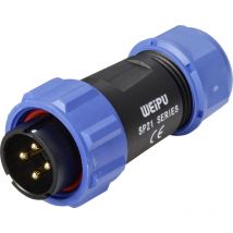 SP2110 / p 4 i Rundstecker Stecker, gerade Gesamtpolzahl: 4 Serie (Rundsteckverbinder): SP21 - Weipu