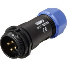SP2111 / p 4 i Rundstecker Stecker, gerade Gesamtpolzahl: 4 Serie (Rundsteckverbinder): SP21 - Weipu