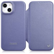 iPhone 14 Plus Étui à rabat magnétique MagSafe CE Premium Cuir violet clair
