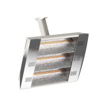 Irc infrarouge réflecteur martelé 4,5 kW beige intuis M167228