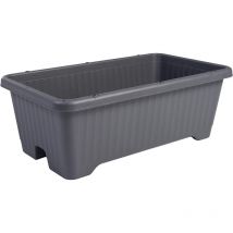 Iris Ohyama - Air Gemüsetopf 730 Air Gemüsetopf Mit Wasserablaufsystem Für Die Gartenarbeit, Grau