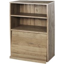 Armadio con ante, Ripiano portaoggetti, 2 vani componibili, Design, Solido, Moderno, Multiuso, Ufficio, Camera da letto, Soggiorno, Ribalta CHR-1,