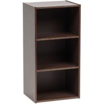 Iris Ohyama - Bibliothek, Möbel, Aufbewahrungsregal, Beistellmöbel, 3 Regale, Design, Horizontale & vertikale Anordnung, Büro, Schlafzimmer,