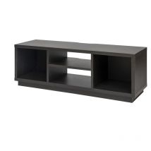 Iris Ohyama - TV-Möbel, TV-Schrank, TV-Bank, TV-Halterung für Bildschirme bis zu 55 Zoll, 4 Regale, Kabelauslass, Schlafzimmer, Wohnzimmer - tv