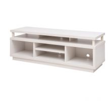 TV-Möbel, TV-Schrank, TV-Bank, TV-Halterung für bis zu 55-Zoll-Bildschirme, 5 Regale, Kabelauslass, Zeitgenössisch, Schlafzimmer, Wohnzimmer - tv