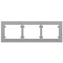 Iris plus Telaio 3 elementi orizzontali in alluminio mercurio BJC 18013-MA