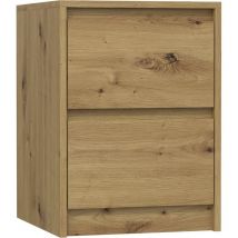 Iris Scandinavian style bedside table 55x43x40cm Bedside table 2 drawers Bedside table modern style Modern storage furniture