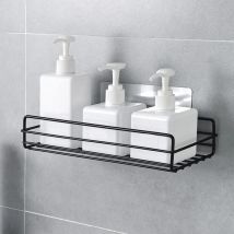 ZVD - Iron bathroom shelf, no regrets wall rack, kitchen corner shampoo storage rack,