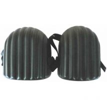 Knieschoner aus Polyurethan – schwarz – elastische Gummibänder – 70 mm Höhe – 165 mm Länge – 130 mm Breite