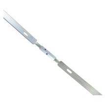 Raidisseur de porte diamètre 12 mm, 2X935 mm, acier zingué blanc