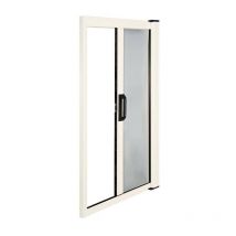 IRS Moustiquaire enroulable horizontale pour porte - 140X240 - BLANC