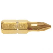Irwin - 2 puntas destornillador titanio POZIDRIV2 1/4'' ( IRW10504402