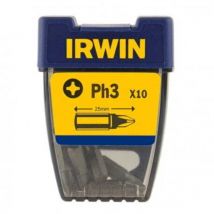 10 puntas de destornillador PHILLIPS3 1/4'' (25MM Irwin 10504332
