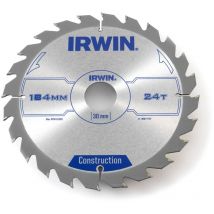 Irwin - IRW1897197 184 x 30 mm 24 dents lame de scie circulaire avec dents tools