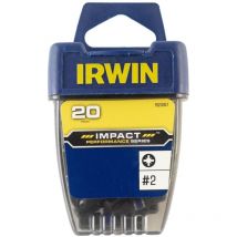 Juego puntas corta impact 25mm pz2(20u) - Irwin